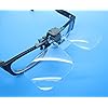 KIKAR Clip n Flip Magnifying Glass 2x Power 4.00 Diopters
