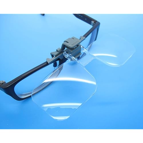 KIKAR Clip n Flip Magnifying Glass 2x Power 4.00 Diopters
