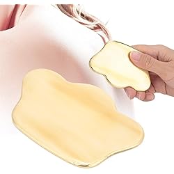 Copper SPA Massage Tool Acupuncture Scraper Muscle Relax Scraping Plate for Therapist Health Care Home Use