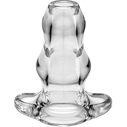 Perfect Fit Xlarge Double Tunnel Plug, Clear, Clear