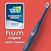 hum by Colgate Smart Rhythm Sonic Toothbrush Kit, Battery-Powered, Slate Grey