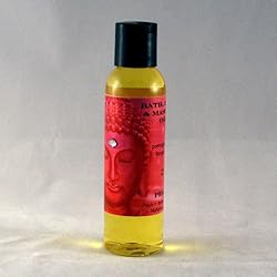 Pomegranate 4 oz Organic Bath, Body & Massage Oil