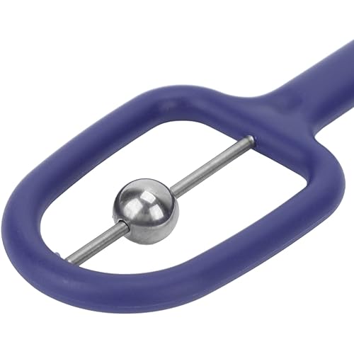 Brrnoo Tongue Tip Exerciser Tongue Tip Exercise Tool, Alloy Tongue Training Tool, Oral Muscle Training Tool Tongue Tip Trainer Mouth Tongue Tip Exerciser Tongue Training ToolBlue
