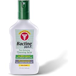Bactine Max Pain Relieving Cleansing Spray 5oz Pack of 5
