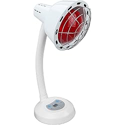 Therapy Heat Lamp Bulb, Infrared Light Red Therapy Device Prevent Scalding Detachable Lamp Shade Beautifully Baked for Home#1