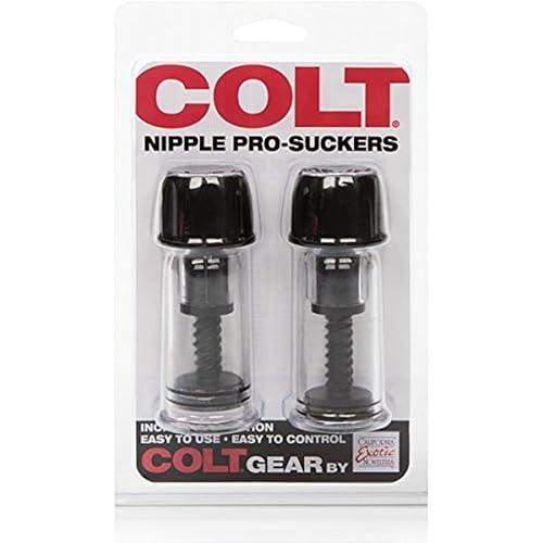 California Exotic Novelties Colt Nipple Pro-Suckers, BlackClear