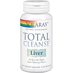 Solaray Total Cleanse Liver | Milk Thistle, Dandelion & More for Healthy Cleansing Support | 60 Count Pack of 1