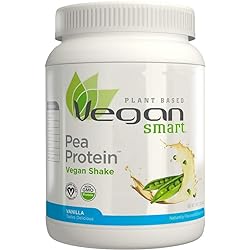 Vegansmart Plant Based Pea Protein Powder by Naturade - Vanilla 15 Servings