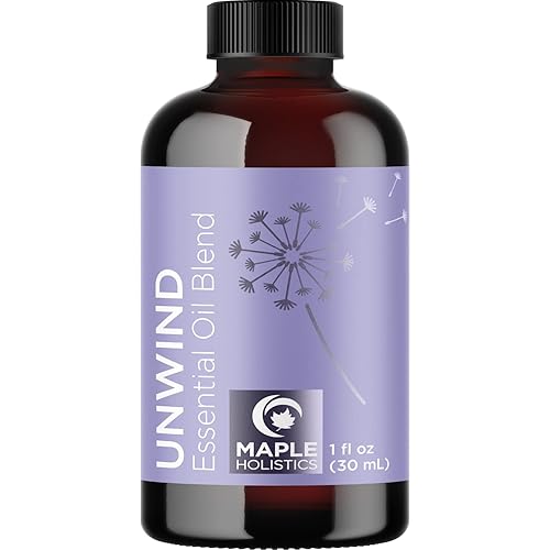 Unwind Aromatherapy Essential Oil Blend - Calming Essential Oils for Diffusers for Home Travel and Baths with Invigorating Pure Bergamot Patchouli and Citrus Essential Oils for Stress Support