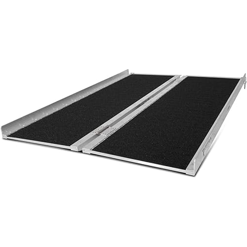 Titan Ramps Portable Wheelchair Ramp 4 ft x 30 in 500 lb Max Easy to Transport