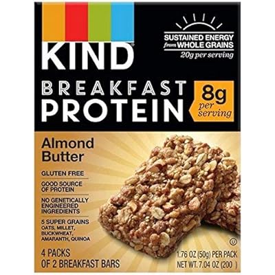KIND, Protein Bar, Almond Butter, Pack of 8, Size 41.76OZ, Dairy Free