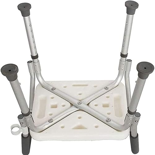 GUPE Shower Seats,Bath Chair,Height Adjustable Non-Slip Bathroom Stool, Shower Chair with Handrail