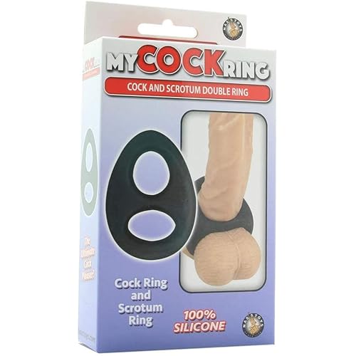 My Cockring Cock & Scrotum Double Ring - Black