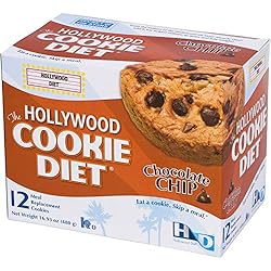 Hollywood Cookie Diet Chocolate Chip 4 Boxes