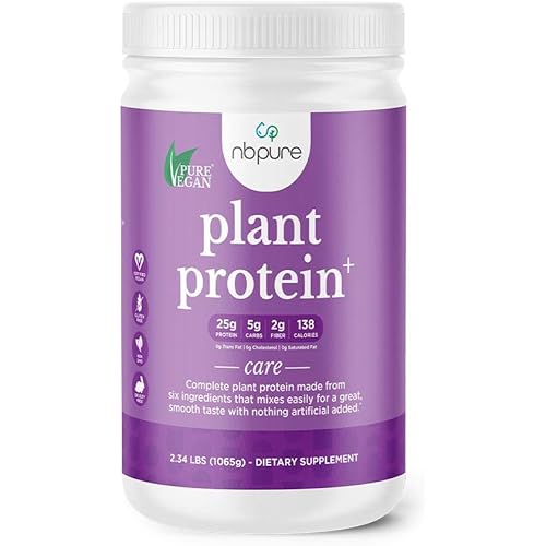 nbpure Plant Protein Plant Protein Blend, Pea Protein Supplement, Vegan, 2.34 Pounds