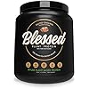 Blessed Plant Based Vegan Protein Powder - 23g of Pea Protein Isolate, Low Carbs, Non Dairy, Gluten Free, Soy Free, No Sugar Added - Meal Replacement for Women & Men, 15 Servings Salted Caramel