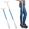 2 in One 35.5 Inch Extra Long Shoe Horn Dressing Stick Aid Helper for Elderly – Versatile, Adjustable Extended Dressing Aid for Shoes, Socks, Shirts and Pants