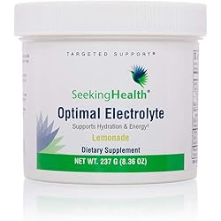 Optimal Electrolyte Lemonade | Vegan Electrolyte Powder | Help Support Endurance and Energy Levels | 30 Servings | Seeking Health