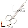 LAJA IMPORTS 4.5" IRIS Scissors 4 12” Curved Scissors
