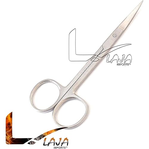 LAJA IMPORTS 4.5" IRIS Scissors 4 12” Curved Scissors