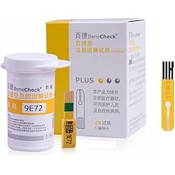 25 pcsBottle BKM13-1 Total Cholesterol CHOL Test Strips