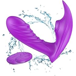 Rechargeable Silicone Vibrating Butt Plug Plug, Wireless Remote for Toy Male Speed Waterproof Prostate Powerful Vibrator Men with G-spot Training SS610