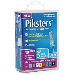 Piksters Interdental Brushes, Size 5 40 ea