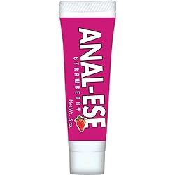 Nasstoys Anal-ESE Flavored Desensitizing Anal Gel, Strawberry -1 Pack