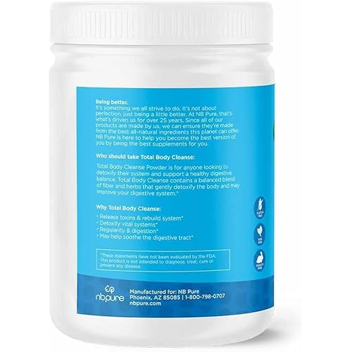 nbpure Total Body Cleanse Powder Supplement, 352 Grams