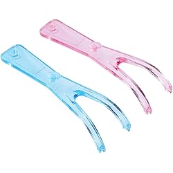 Healvian Dental Floss Holder Reusable Handle: Flossmate Handle 2pcs Flosser Handle Holder Replacement Floss Pick Holder for Tooth Decay Gum Disease Oral Clearing