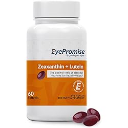 EyePromise Zeaxanthin Lutein Eye Vitamin - 60 Softgels Capsules Made with Natural Ingredients for Diets Including Gluten Free and Vegetarian - Protect & Enhance Your Macular Health
