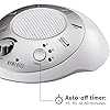 HoMedics White Noise Sound Machine | Portable Sleep Therapy for Home, Office, Baby & Travel | 6 Relaxing & Soothing Nature Sounds, Battery or Adapter Charging Options, Auto-Off Timer Sound Spa