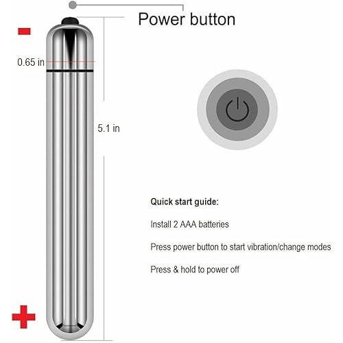 WALLER PAA] Extra Long Slim Clit Anal G-spot Vibrator Stimulator Sex-Toys for Women