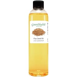 Flaxseed Oil 100% Pure Organic Cold Pressed - 8oz