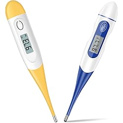 Bundle of Thermometer, Oral Thermometer for Adults, Thermometer for Fever