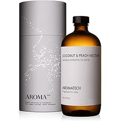 AromaTech Coconut & Peach Nectar Aroma Oil for Scent Diffuser - 500 Milliliter