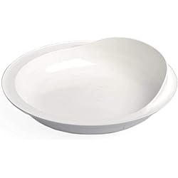 Providence Spillproof 9" Scoop Plate High-Low Adaptive Bowl - Dish For Disabled, Handicapped, and Elderly Adults With Special Needs From Parkinsons, Dementia, Stroke or Tremors - PSC 996