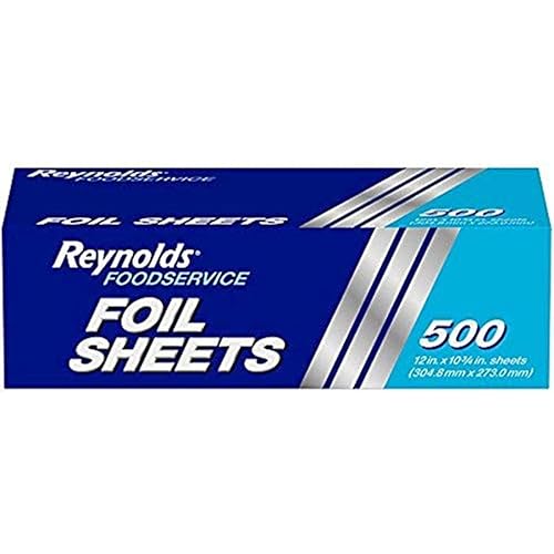 Reynolds Wrap 711 Pop-Up Interfolded Aluminum Foil Sheets, 9 x 10 34, Silver, 6 Packs of 500 Case of 3000 Sheets