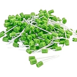Amzhealth Green Foam OralMouth Cleaning Swab - Pack of 250