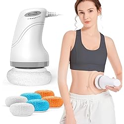 YOMAINIY Body Sculpting Machine, Cellulite Massager Electric with 6 Washable Pads, Body Massager for BellyLegArms