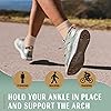 2 Pack Ankle Brace Compression Sleeve 8-15 mmHg Open Toe Сompression Socks for Swelling,Plantar Fasciitis,Sprain,Nano Brace for Women Men Beige SM