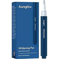 Auraglow Teeth Whitening Pen, 35% Carbamide Peroxide, 20 Whitening Treatments, No Sensitivity, 2.8mL