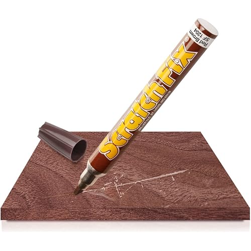 Miller SF1204 Wood Stain Scratch Fix Pen Wood Repair Marker - Red Brown Wood