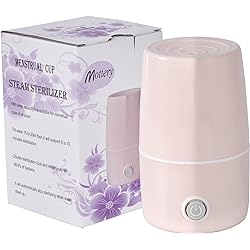 Mottery Menstrual Cup Sterilizer Period Cup Steamer Cleaner Machine High Temperature Wash Your Cup 99.9% Dirty 8 Minutes - Feminine Hygiene - Leak-Free