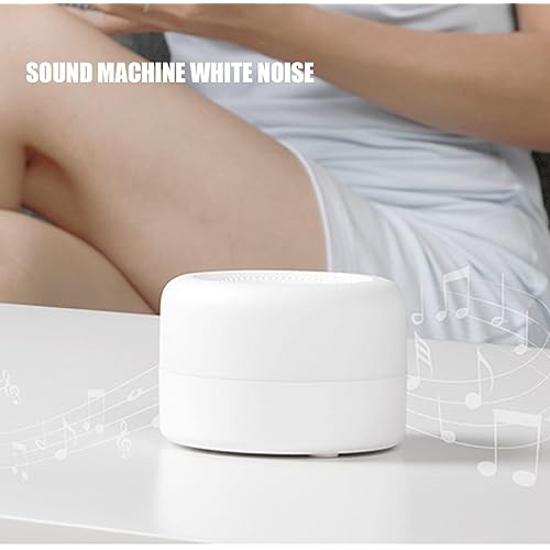 Sleep Sound Machine, Portable USB Charging ABS Material Sound Machine White Noise 12 Sleep Aid Music for Travel for Bedside for Household