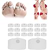 Toe Ring Made of Silicone, 10 Pairs Magnetic Toe Ring Silicone Highly Elastic Soft Slimming Slimming Toe Ring, for Slimming Weight Loss