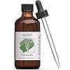 HBNO Citronella Essential Oil 4 oz 120 ml - 100% Pure and Natural Citronella Oil - Citronella Oil Essential for Aromatherapy, DIY, Candle Making & Keep Insects Away