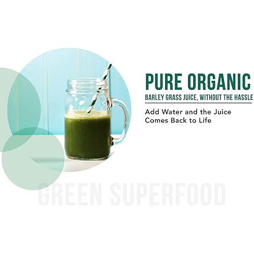 Organic Spirulina Powder 8 oz. Plus Organic Barley Grass Juice Powder 5.3 oz