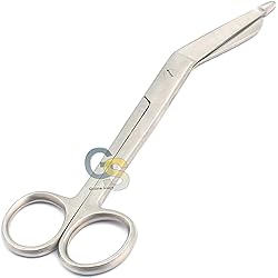 7" Stainless Steel Bandage Scissors & First AID by G.S ONLINE STORE