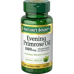 Nature's Bounty Evening Primrose Oil 1000 mg Softgels 60 ea Pack of 2
